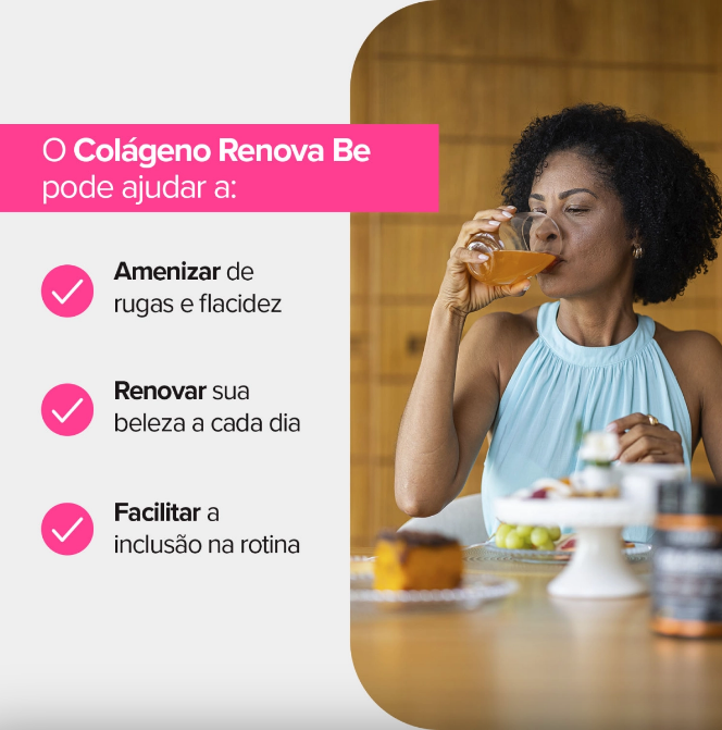 4 Colágeno Verisol® + 2 Creme Facial + 1 Retinol + 1 Balm de dores