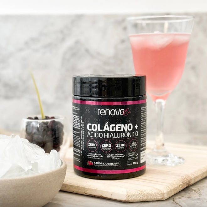 4 Colágeno Verisol® + 2 Creme Facial + 1 Retinol + 1 Balm de dores