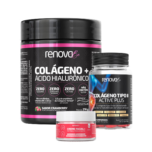 Kit Colágeno Verisol® + Colágeno Tipo 2 + Retinol